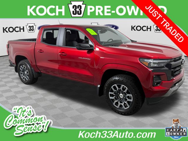 Radiant Red Tintcoat 2024 Chevrolet Colorado Z71 Crew Cab 4WD Pickup Truck Four-Wheel Drive 8-Speed Automatic