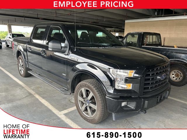 Shadow Black 2017 Ford F-150 XLT SuperCrew 4WD Pickup Truck Four-Wheel Drive 6-Speed Automatic