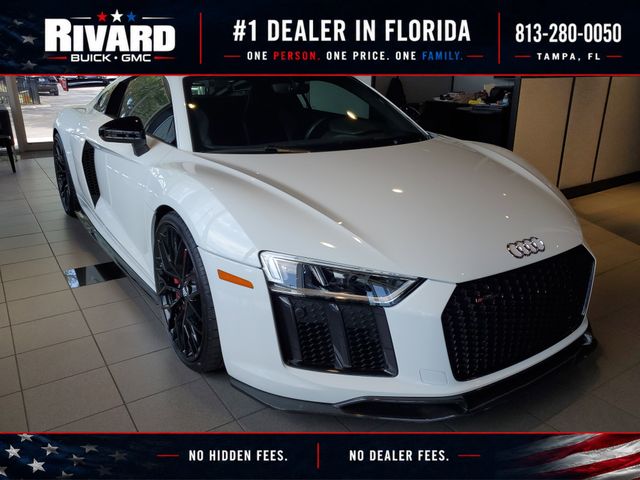 Ibis White 2018 Audi R8 V10 RWS Coupe RWD Coupe Rear-Wheel Drive 7-Speed Automatic