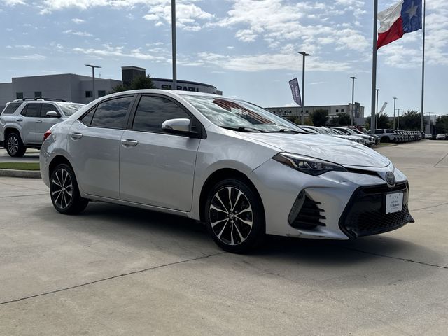 Classic Silver Metallic 2018 Toyota Corolla Sedan Front-Wheel Drive Continuously Variable Transmission
