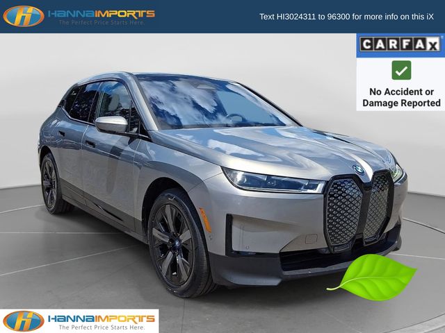 Oxide Gray Metallic 2023 BMW iX SUV / Crossover All-Wheel Drive Automatic