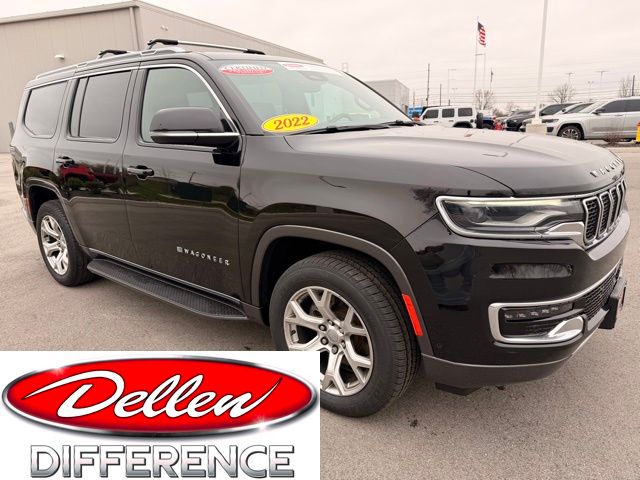 Diamond Black Crystal Pearlcoat 2022 Jeep Wagoneer Series II 4WD SUV / Crossover Four-Wheel Drive 8-Speed Automatic