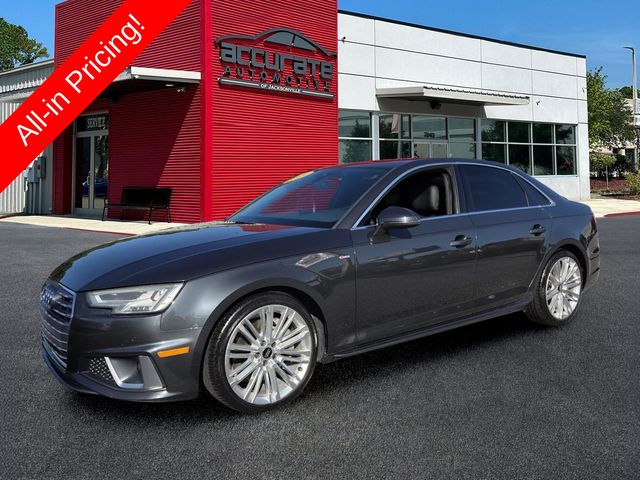 Manhattan Gray Metallic 2019 Audi A4 Sedan All-Wheel Drive 7-Speed Automatic