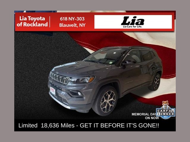 Baltic Gray Metallic Clearcoat 2024 Jeep Compass Limited 4WD SUV / Crossover Four-Wheel Drive 8-Speed Automatic