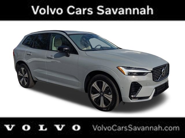 Gray Metallic 2024 Volvo XC60 Recharge T8 Plus Dark Theme eAWD SUV / Crossover All-Wheel Drive Automatic