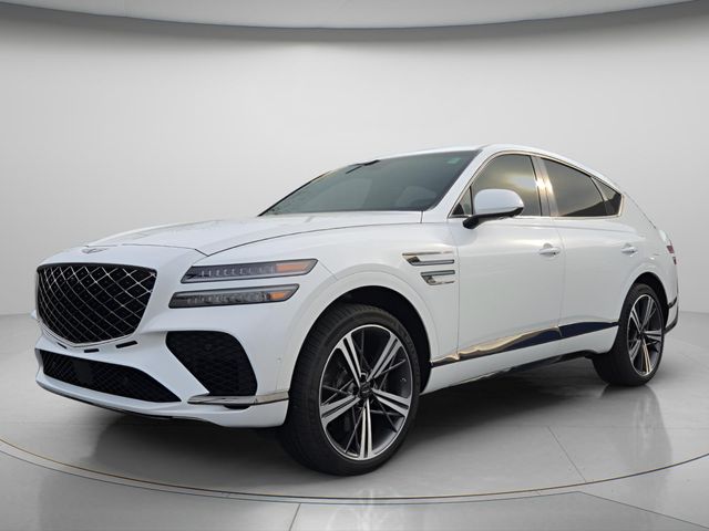 Uyuni White 2025 Genesis GV80 Coupe 3.5T E-SC AWD Coupe All-Wheel Drive 8-Speed Automatic