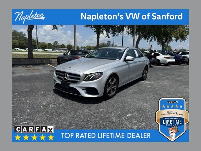 Silver 2018 Mercedes-Benz E-Class Sedan Rear-Wheel Drive 9-Speed Automatic