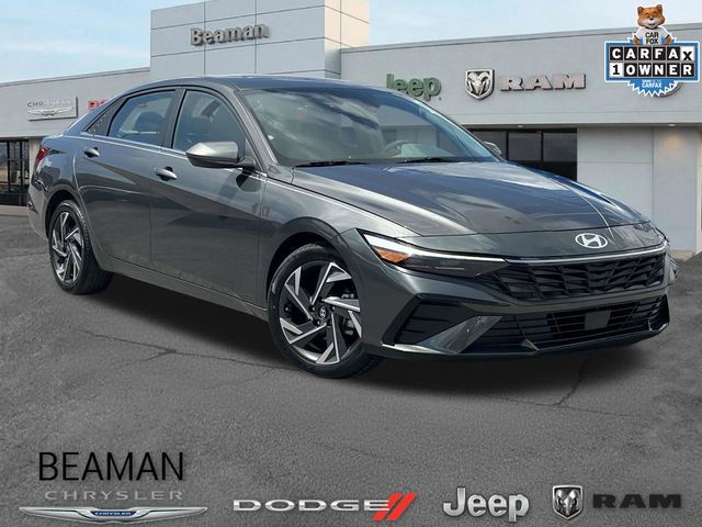 Amazon Gray 2024 Hyundai Elantra Sedan Front-Wheel Drive Continuously Variable Transmission