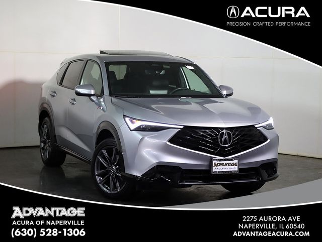 Solar Silver Metallic 2025 Acura ADX SH-AWD with A-SPEC Package SUV / Crossover All-Wheel Drive Continuously Variable Transmission