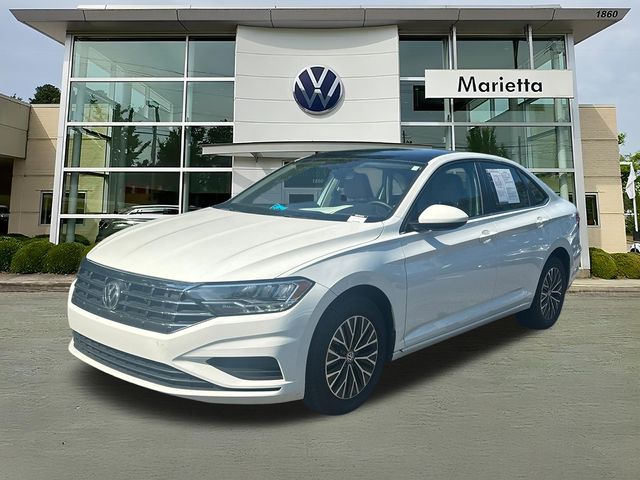 Pure White 2020 Volkswagen Jetta Sedan Front-Wheel Drive 8-Speed Automatic
