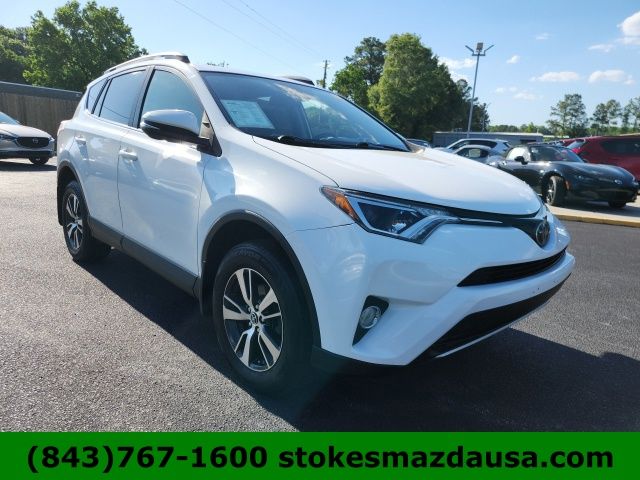 2017 Toyota RAV4 XLE White at Walterboro Ford