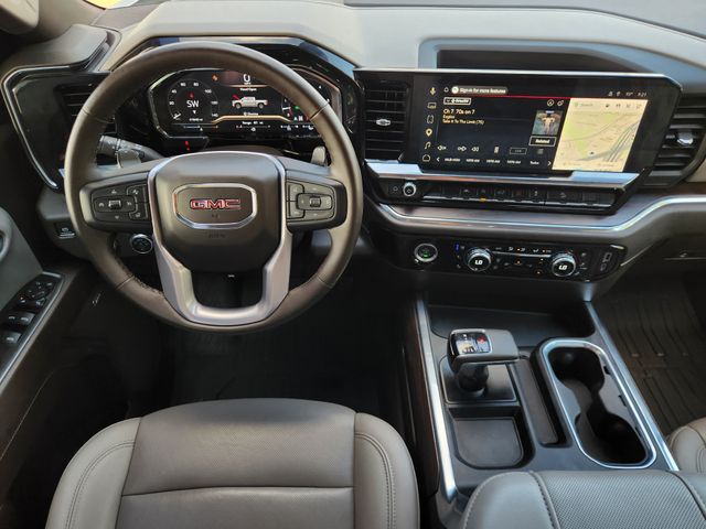 2023 GMC Sierra 1500 SLT White at DeMontrond Gulf Freeway