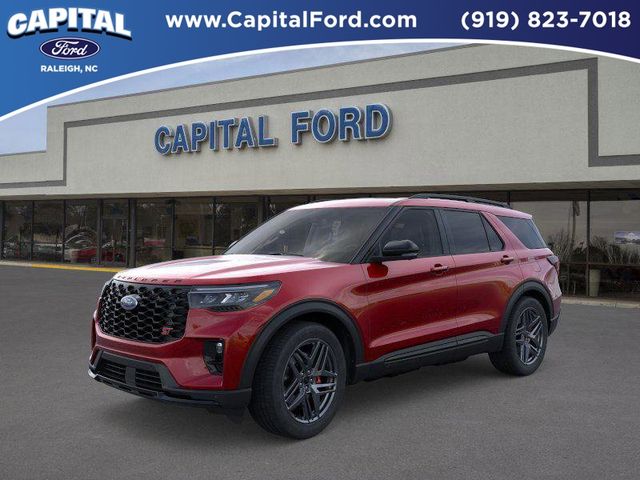 Red Metallic 2026 Ford Explorer ST AWD SUV / Crossover All-Wheel Drive Automatic