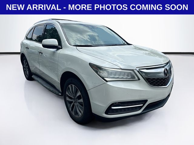 White 2016 Acura MDX SH-AWD with Technology Package SUV / Crossover All-Wheel Drive 9-Speed Automatic