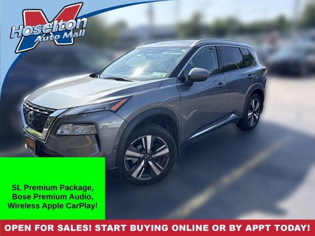 Gray (Gun Metallic) 2023 Nissan Rogue SUV / Crossover All-Wheel Drive Continuously Variable Transmission