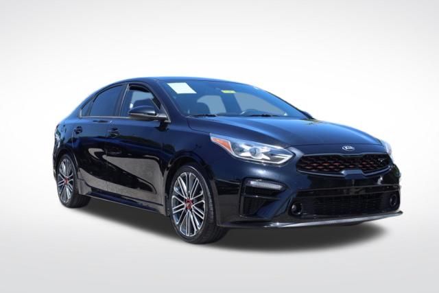 Aurora Black Pearl 2021 Kia Forte GT FWD Sedan Front-Wheel Drive 7-Speed Automatic