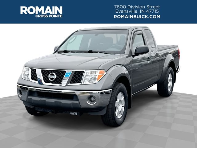 Gray 2007 Nissan Frontier Pickup Truck Four-Wheel Drive 5-Speed Automatic Overdrive