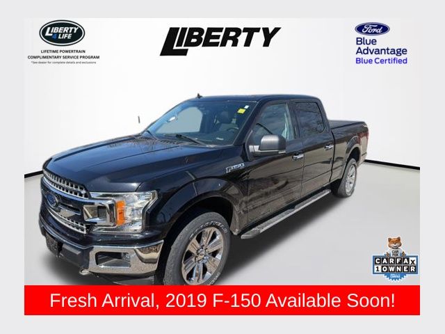 Black Metallic 2019 Ford F-150 XLT SuperCrew LB 4WD Pickup Truck Four-Wheel Drive Automatic