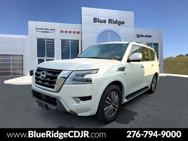Aspen White Tricoat 2022 Nissan Armada SUV / Crossover Four-Wheel Drive 7-Speed Automatic