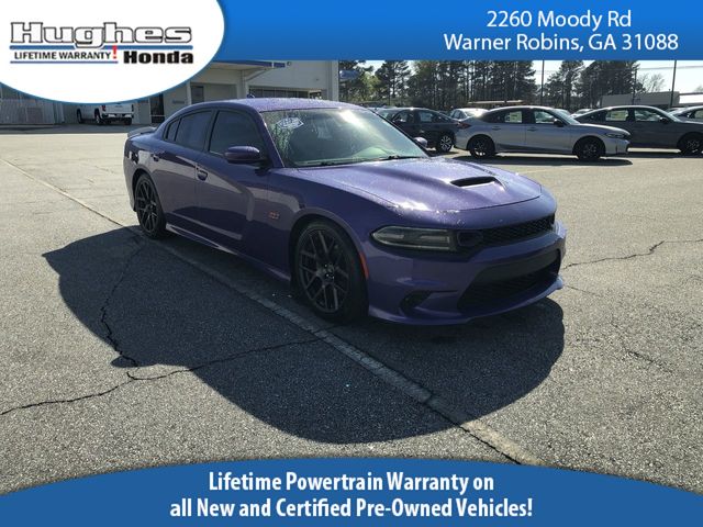 Purple (Plum Crazy Pearlcoat) 2019 Dodge Charger R/T Scat Pack RWD Sedan Rear-Wheel Drive 8-Speed Automatic
