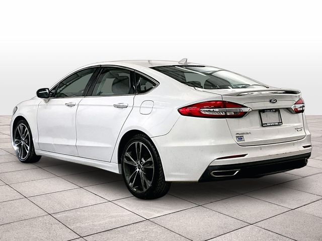 2019 Ford Fusion Titanium White at Grove City Ford