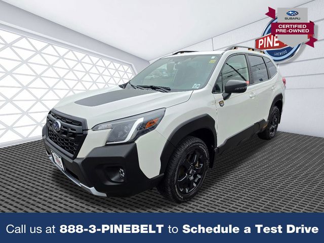Crystal White Pearl 2023 Subaru Forester Wilderness Crossover AWD SUV / Crossover All-Wheel Drive Continuously Variable Transmission