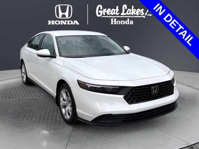 Platinum White Pearl 2023 Honda Accord Sedan Front-Wheel Drive Continuously Variable Transmission