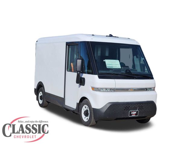 Oyster White 2025 Chevrolet BrightDrop 1-Speed Automatic