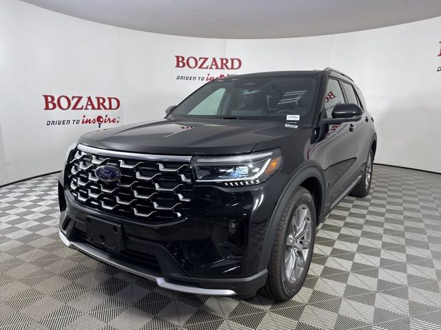 2025 Agate Black Metallic Ford Explorer Platinum RWD SUV