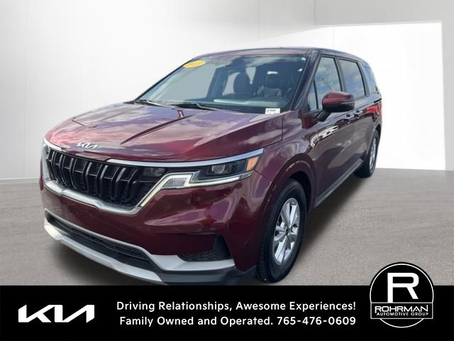 Flare Red 2023 Kia Carnival LX FWD Minivan Front-Wheel Drive 8-Speed Automatic