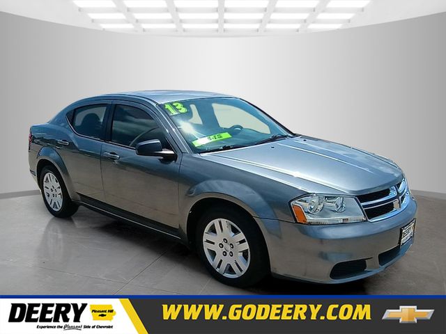 Mineral Gray Metallic Clearcoat 2013 Dodge Avenger Sedan Front-Wheel Drive 4-Speed Automatic