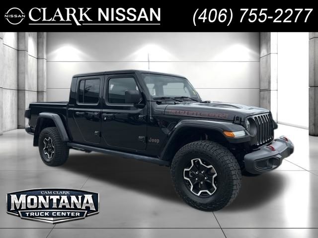 Black Clearcoat 2022 Jeep Gladiator Rubicon Crew Cab 4WD Pickup Truck Four-Wheel Drive 8-Speed Automatic
