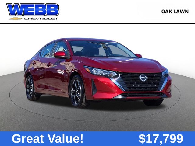 Red (Scarlet Ember Tintcoat) 2025 Nissan Sentra Sedan Front-Wheel Drive Continuously Variable Transmission