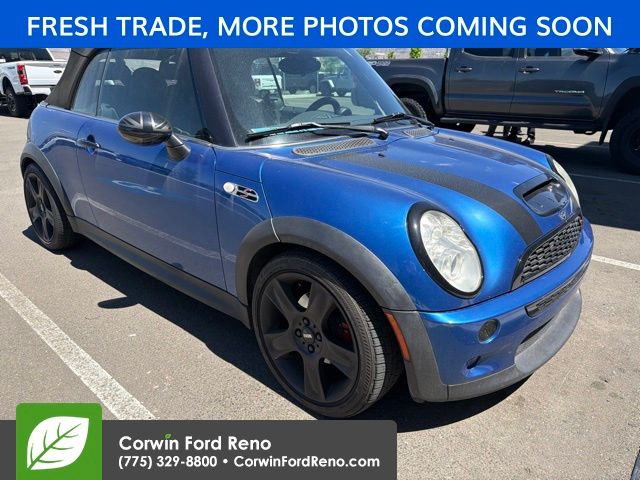 Blue 2006 MINI Cooper S Convertible Convertible Front-Wheel Drive 6-Speed Manual