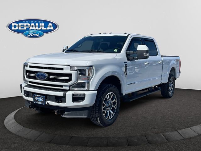 Oxford White 2022 Ford F-250 Super Duty Lariat Crew Cab 4WD Pickup Truck Four-Wheel Drive Automatic