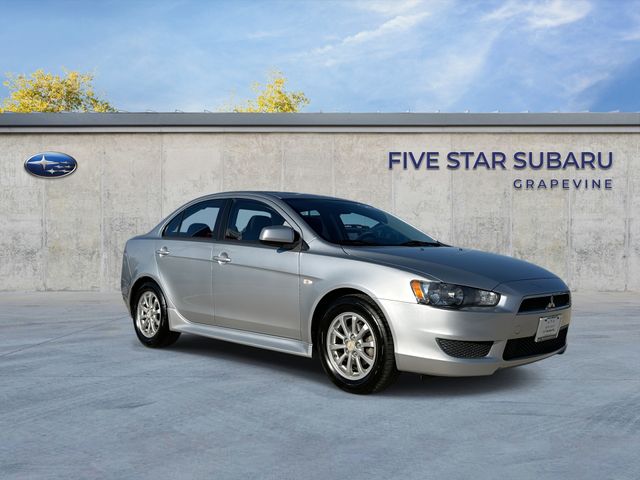 Apex Silver Metallic 2013 Mitsubishi Lancer ES FWD Sedan Front-Wheel Drive Continuously Variable Transmission
