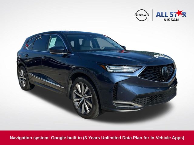 Blue Metallic 2025 Acura MDX SUV / Crossover Front-Wheel Drive Automatic