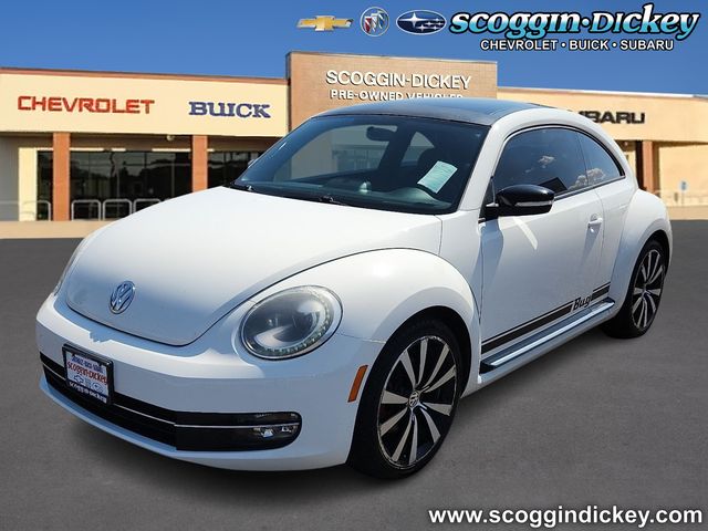 White 2013 Volkswagen Beetle Sportline Hatchback 6-Speed Dual Clutch