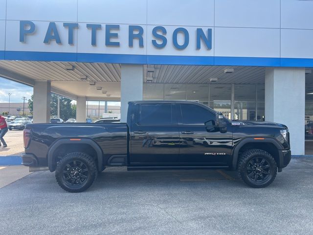 Onyx Black 2025 GMC Sierra 3500HD AT4 Crew Cab 4WD Pickup Truck Four-Wheel Drive Automatic