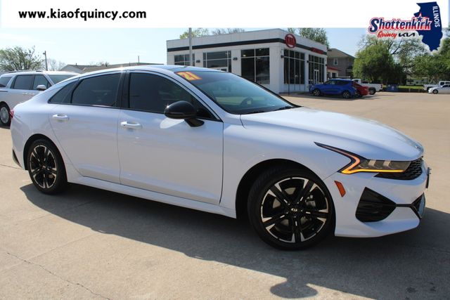 Glacial White Pearl 2021 Kia K5 GT-Line FWD Sedan Front-Wheel Drive 8-Speed Automatic