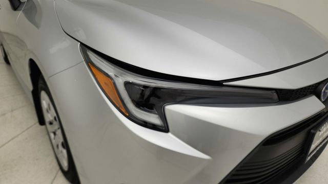 2025 Toyota Corolla Hybrid LE Silver at Classic Toyota Galveston