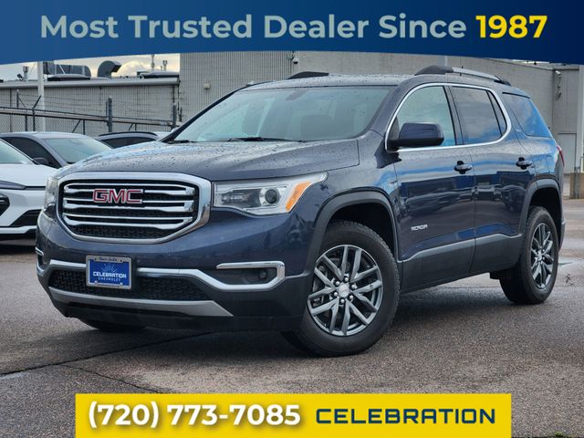 Blue Steel Metallic 2018 GMC Acadia SLT-1 AWD SUV / Crossover Four-Wheel Drive 6-Speed Automatic