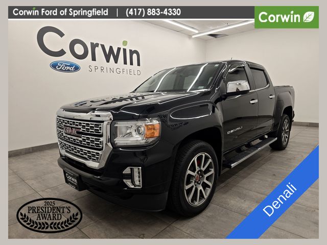 Onyx Black 2022 GMC Canyon Pickup Truck Four-Wheel Drive 8-Speed Automatic