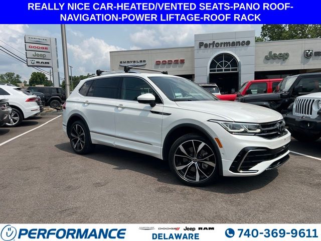 Opal White Pearl 2024 Volkswagen Tiguan SUV / Crossover All-Wheel Drive 8-Speed Automatic
