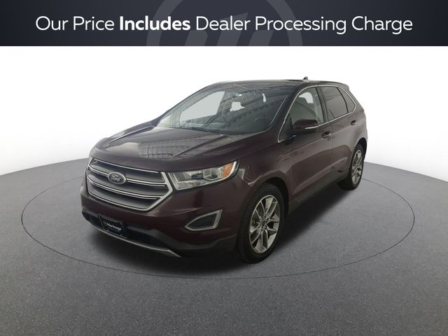 Red (Burgundy) 2018 Ford Edge SUV / Crossover All-Wheel Drive 6-Speed Automatic