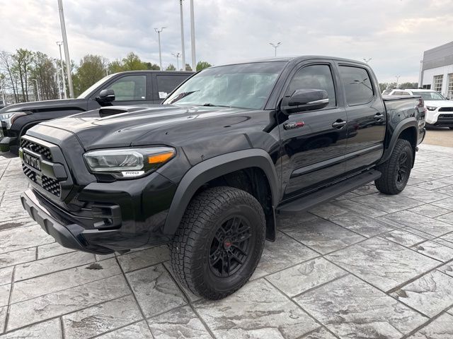 Black 2021 Toyota Tacoma TRD Pro Double Cab 4WD Pickup Truck Four-Wheel Drive 6-Speed Automatic