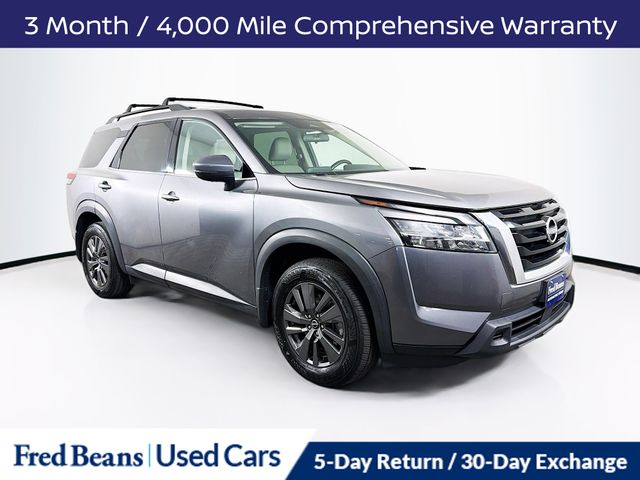 Gray (Gun Metallic) 2022 Nissan Pathfinder SUV / Crossover All-Wheel Drive 9-Speed Automatic