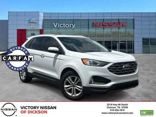 Oxford White 2019 Ford Edge SUV / Crossover All-Wheel Drive 8-Speed Automatic