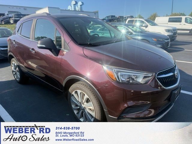 Black Cherry Metallic 2017 Buick Encore SUV / Crossover Front-Wheel Drive 6-Speed Automatic Overdrive