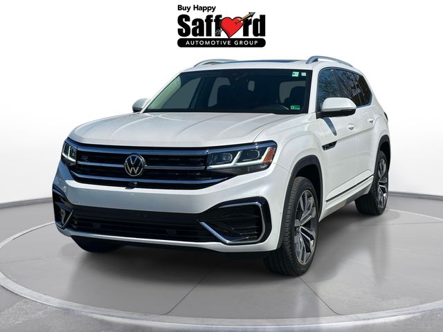 Opal White Pearl 2023 Volkswagen Atlas 3.6L SEL Premium R-Line 4Motion AWD SUV / Crossover All-Wheel Drive 8-Speed Automatic